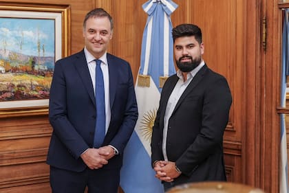 Adorni concentra por estos días su actividad en la Casa Rosada