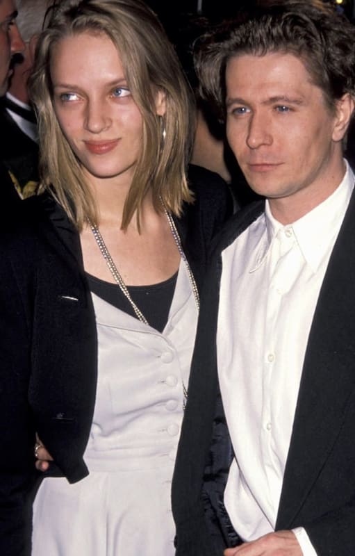 Uma Thurman con Gary Oldman, una relación que no fue placentera para la actriz