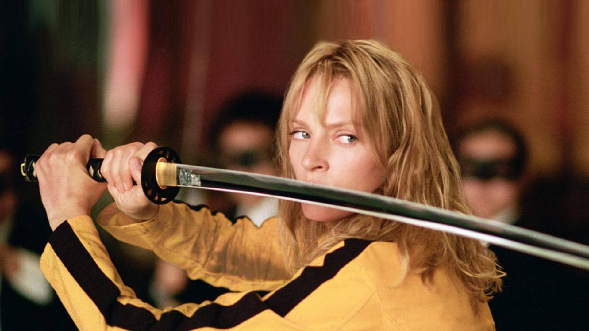 Uma Thurman en una escena de Kill Bill Vol. 1