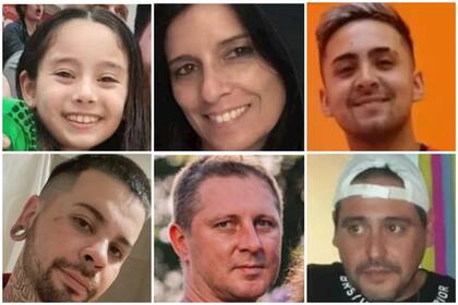 Umma Aguilera, Maria Lucrecia Arias, Maximiliano Rojas, Sebastian Ochoa, Eugeny Sipatov y Leonardo Quinteros, víctimas de la inseguridad