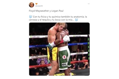 Un abrazo más entre Mayweather y Paul