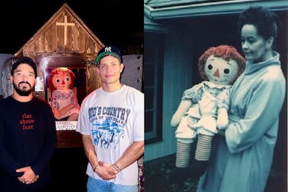 Un actor de Estados Unidos compró la casa y el museo de los Warren y ahora es dueño de Anabelle y otros objetos (Instagram/@mattrife)