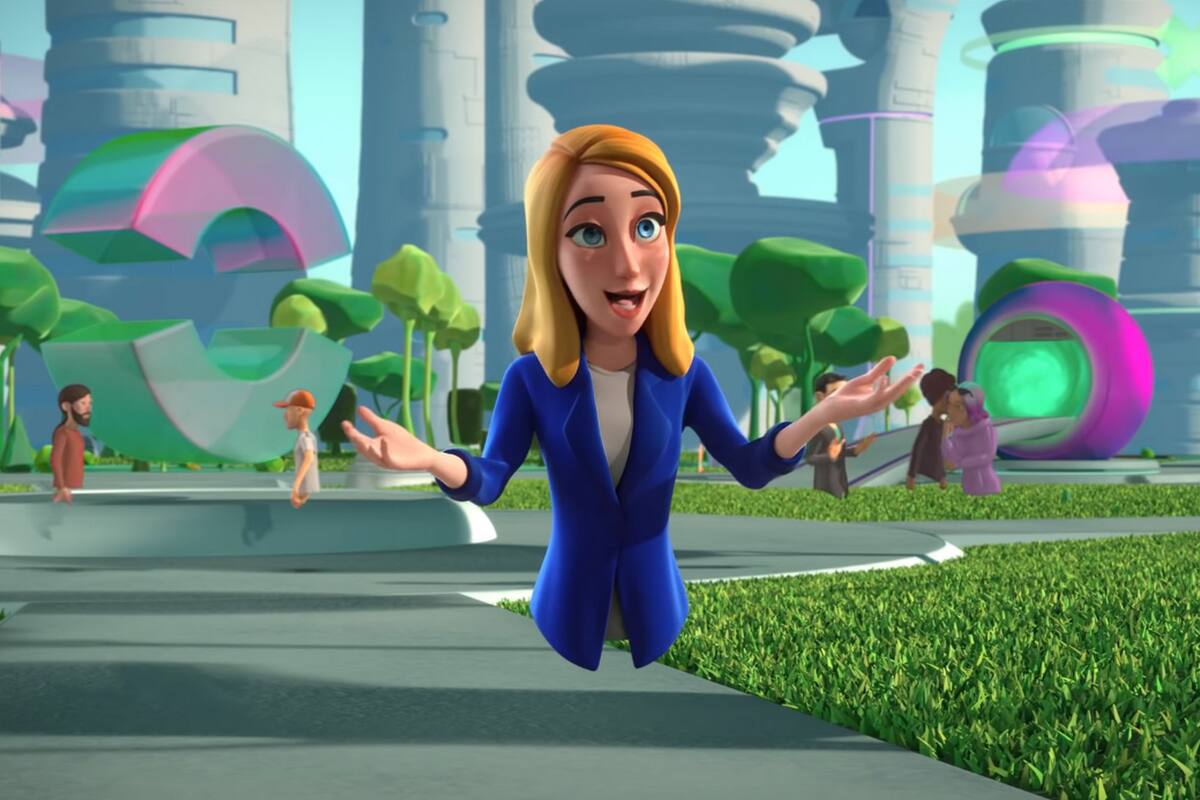 Un adelanto de lo que propone la nueva red social de Facebook con visores de realidad virtual