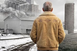 Un agricultor de EE.UU. se resiste a vender su campo por millones dólares para evitar que se construya un data center (imagen ilustrativa generada con IA)