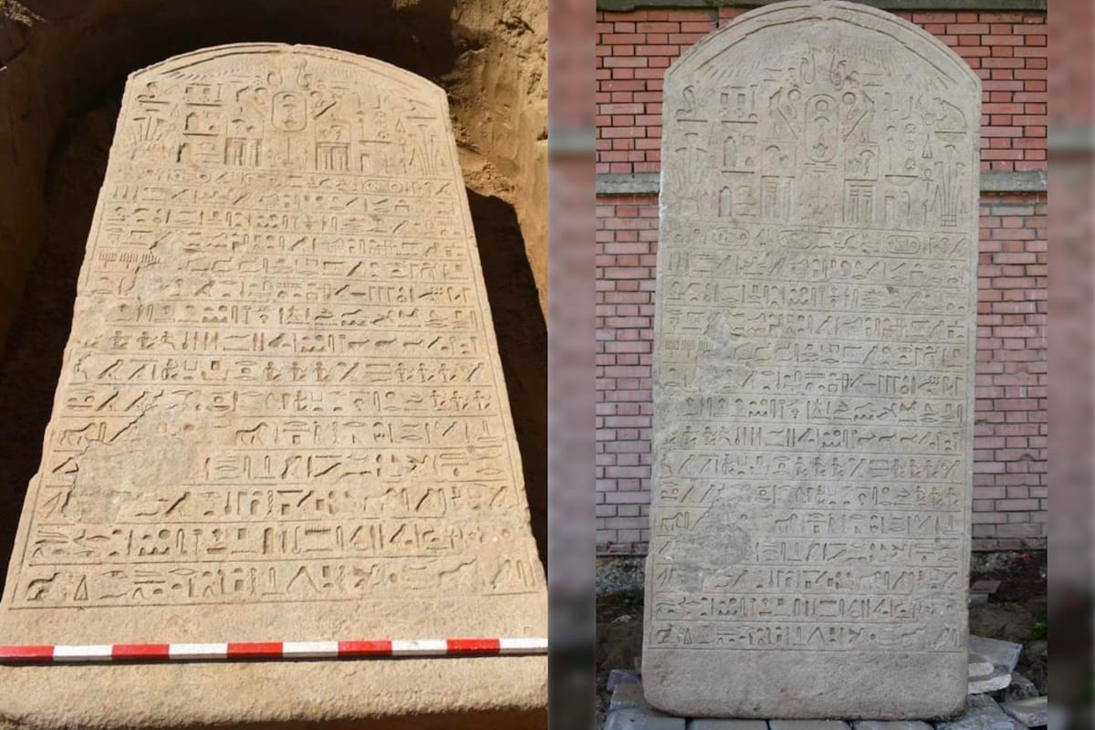 Un agricultor descubrió una antigua piedra tallada de más de 2500 años de antigüedad