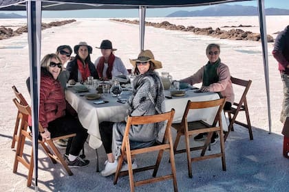 Un almuerzo Gourmet en Salinas Grandes