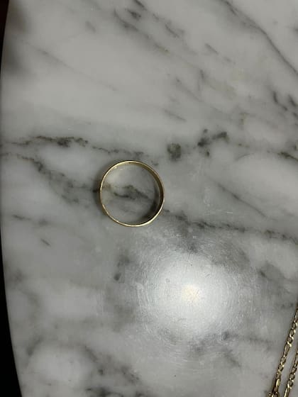 Un anillo de oro fue secuestrado en uno d ellos allanamientos