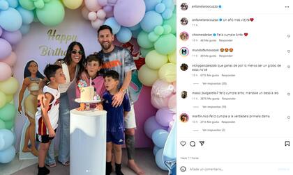 "Un año más viejita", el mensaje que compartió Anto Roccuzzo por su cumpleaños número 36 (Foto: Instagram @antonelaroccuzzo)