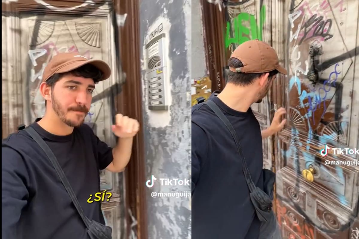 Un argentino mostró lo que hacen los españoles cuando les tocan el timbre