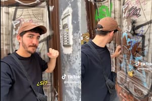 Un argentino mostró lo que hacen los españoles cuando les tocan el timbre