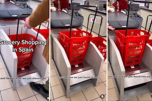 Un ascensor de changuitos sorprendió a una familia estadounidense