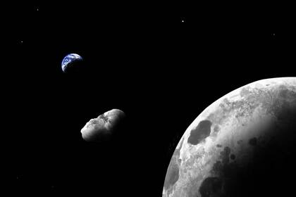 Un asteroide de casi 100 metros pasará entre la Tierra y la Luna este fin de semana.