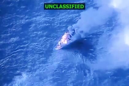 Un ataque previo de EE.UU. a una lancha en el Caribe