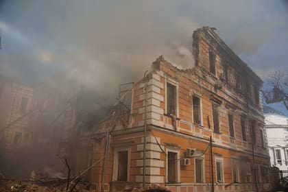 Un ataque ruso en Kiev