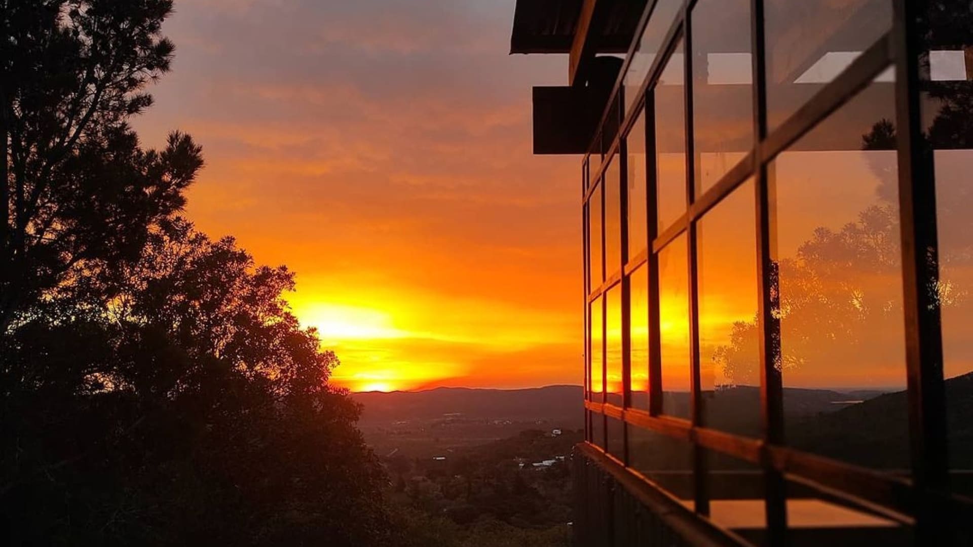 Un atardecer ideal para las meriendas llenas de paz y platos sabrosos