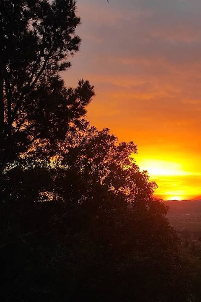 Un atardecer ideal para las meriendas llenas de paz y platos sabrosos
