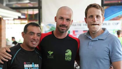 Jorge Ariel Rodríguez y Henning Olsrud tras la competencia