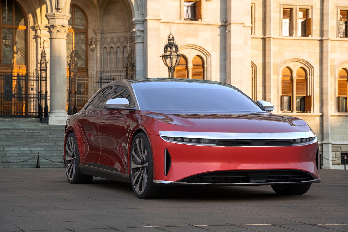 Un auto exótico: el Lucid Air, modelo de la nueva marca Lucid, que empieza a sonar cada vez más