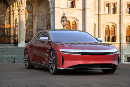 Un auto exótico: el Lucid Air, modelo de la nueva marca Lucid, que empieza a sonar cada vez más