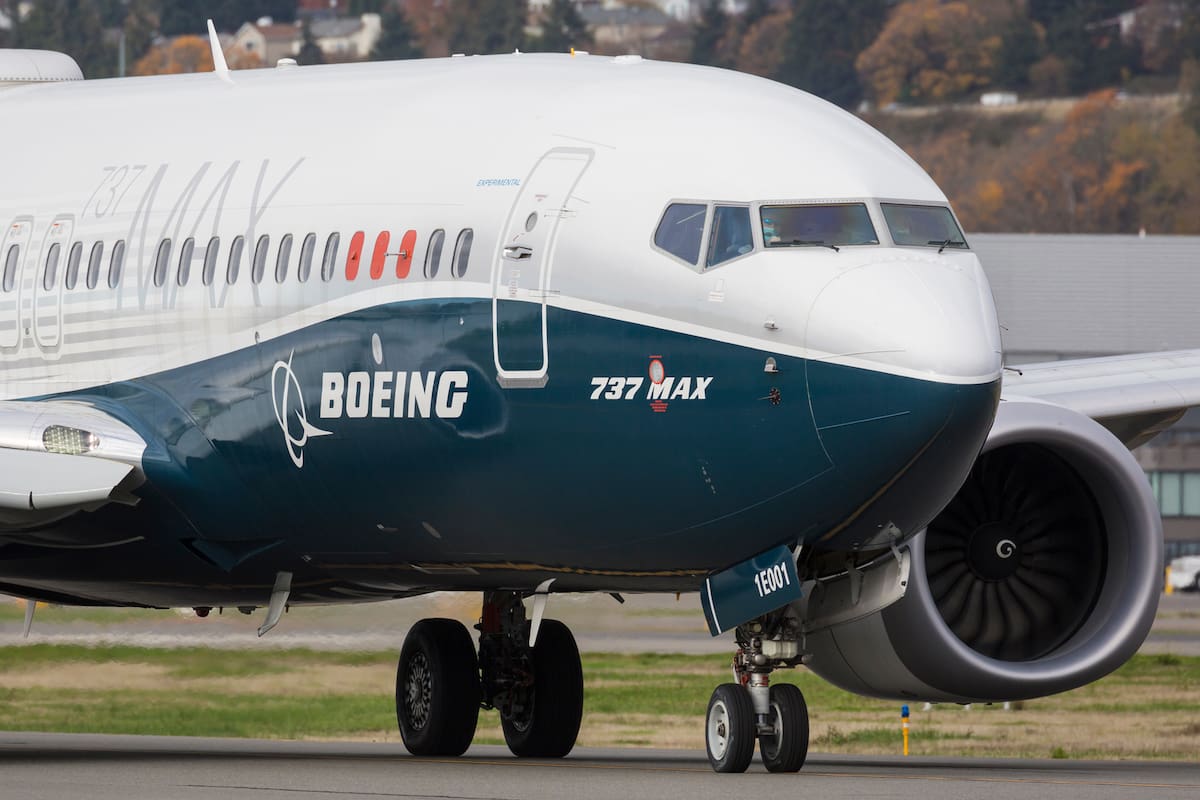 Un avión Boeing 737 Max