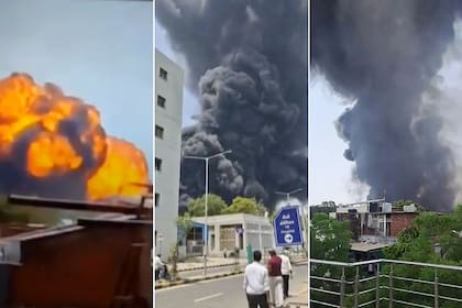 Un avión de pasajeros se estrelló en Ahmedabad, India