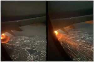 Un avión de Viva Aerobus aterrizó de emergencia luego de "una falla motor número dos, que ocasionó la salida de chispas por fricción de metales", según informó luego la aerolínea