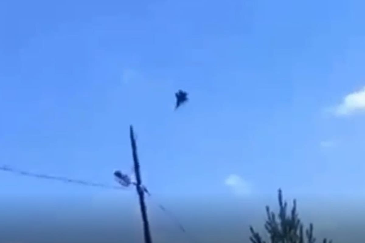 Un avión se cayó en Rusia