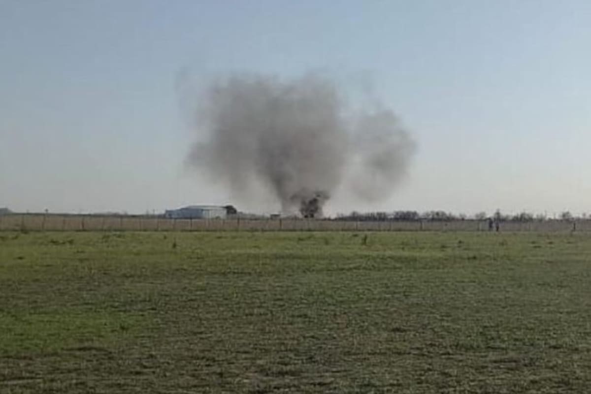 Un avión se cayó en el marco de un festival aéreo en Bell Ville, Córdoba.