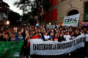 Un banderazo realizado la semana pasada en la Facultad de Filosofía y Letras de la UBA