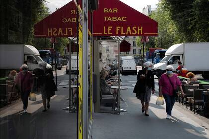 Un bar en la ciudad de Paris