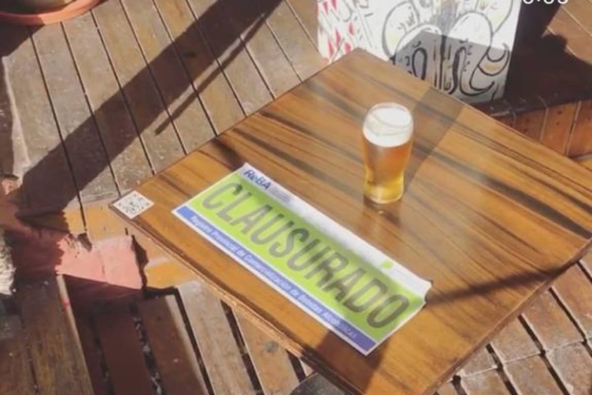 Un bar en Mar del Plata fue clausurado por una pinta