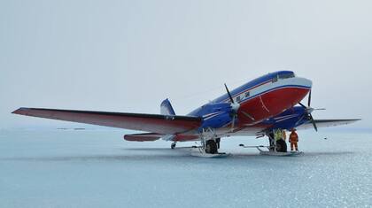 Un Basler BT-67 de Australia utilizado en el programa antártico del país oceánico
