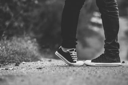 Un beso inolvidable.