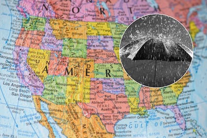 Un bloque omega divide EE.UU.: suroeste con lluvias torrenciales y noreste con frío inusual, mientras las Llanuras registran calor anómalo