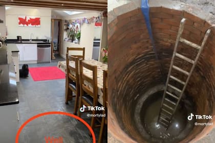 Un británico encontró un gran agujero bajo su cocina y planea conservarlo