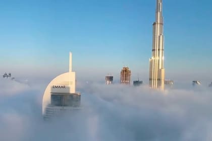 Un broker de Dubai comparte imágenes impresionantes desde algunos de los edificios más altos del país