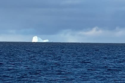 Un buque pesquero alertó sobre la presencia del iceberg