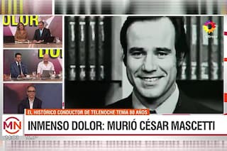 El desconsolado llanto de un camarógrafo en vivo por la muerte de César Mascetti