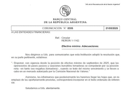 Un cambio más, y van...