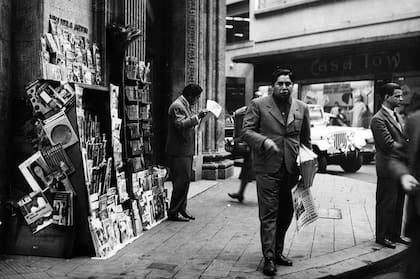 Un canillita en 1969, en Buenos Aires