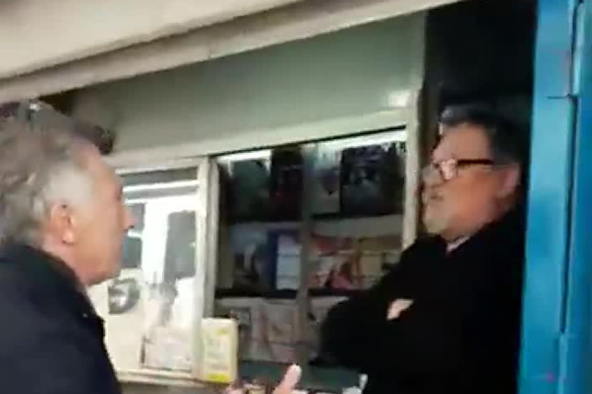 Un canillita le negó el saludo a Macri