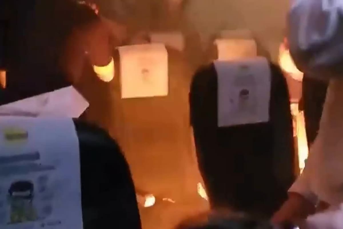 Un cargador portatil explotó dentro de un avión en Taiwán y provocó un incendio