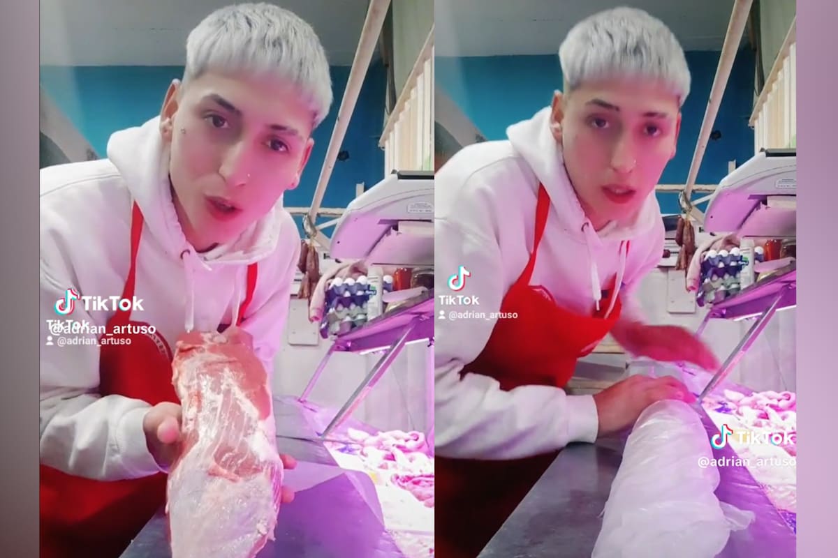 Un carnicero mostró “la mejor manera” de conservar un peceto para las fiestas de fin de año