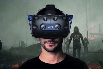 Un casco de realidad virtual HTC Vive Pro 2