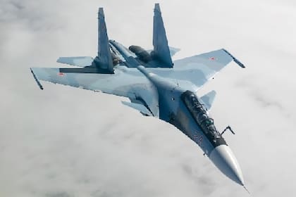 Un caza SU-30
