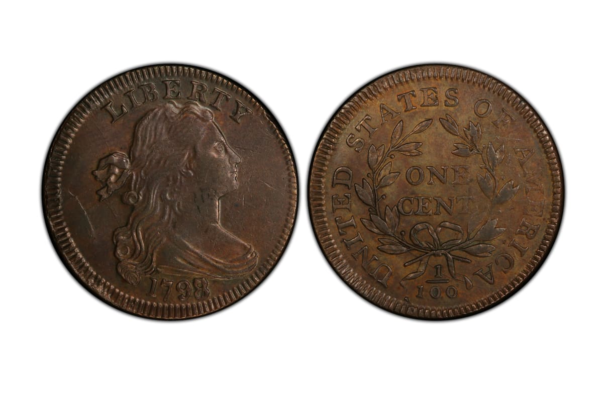 Un centavo de 1798 que superó los US$100.000 en subasta