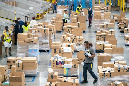 Un centro de distribución de Amazon en Appling, Georgia