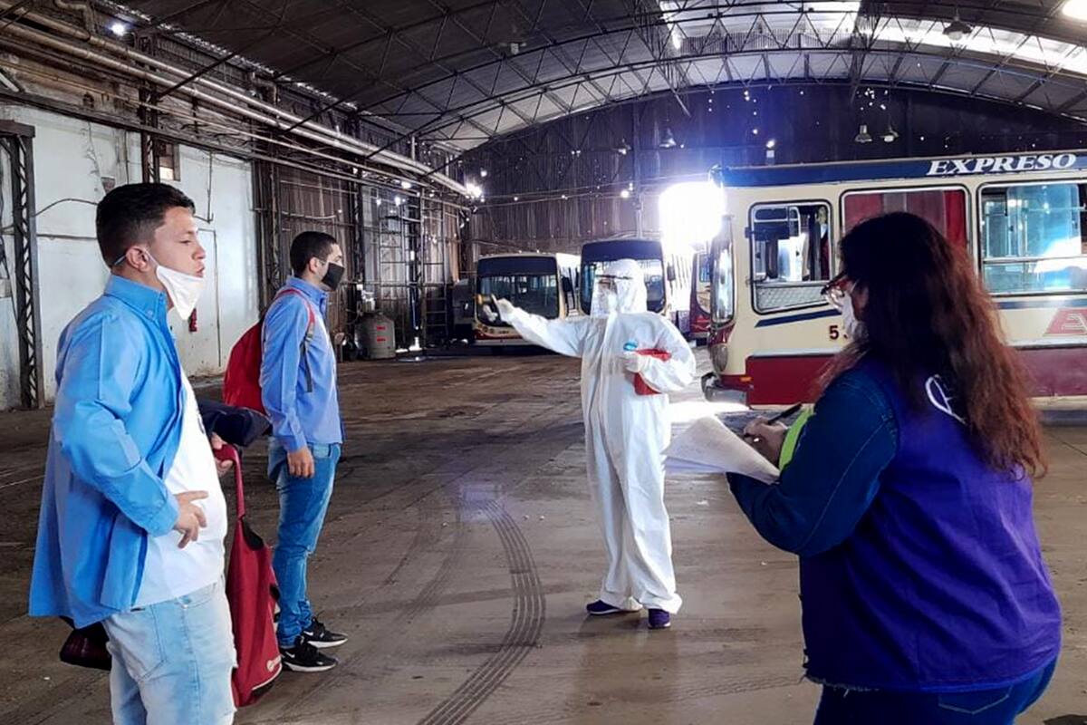 Un chofer de colectivo en el conurbano dio positivo para coronavirus