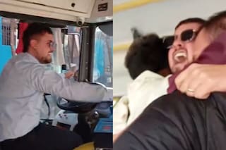 Un chofer frenó el colectivo en plena calle tras el 3-2 de Argentina y se abrazó con los pasajeros
