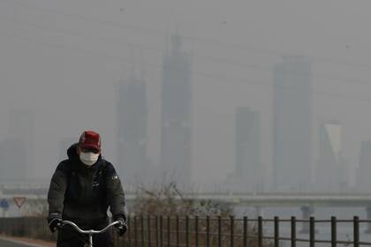 Un ciclista en Seúl